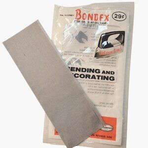 Bondex Iron On Fabric Patches Mending DecoratiGray Vintage